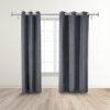 Flame-Retardant-Begoodtex-2-1 Permanent Flame Resistant Blackout Curtains Drape for Living Room, 6 Silver Grommet