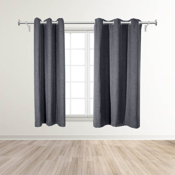 Flame-Retardant-Begoodtex-2-2 Permanent Flame Resistant Blackout Curtains Drape for Living Room, 6 Silver Grommet