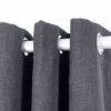 Flame-Retardant-Begoodtex00038-1 Permanent Flame Resistant Blackout Curtains Drape for Living Room, 6 Silver Grommet