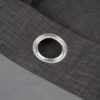 Flame-Retardant-Begoodtex00120 Permanent Flame Resistant Blackout Curtains Drape for Living Room, 6 Silver Grommet