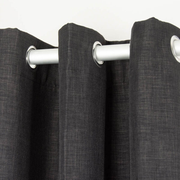 Flame-Retardant-Begoodtex00134 Permanent Flame Resistant Blackout Curtains Drape for Living Room, 6 Silver Grommet