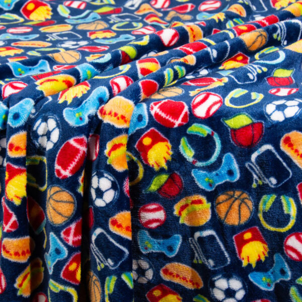 Flame-Retardant-Begoodtex-01018 Begoodtex Flame Retardant Printed Blanket, Soft and Warm Plush for Bedroom, Living Room