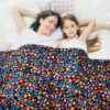 Flame-Retardant-Begoodtex-B7 Begoodtex Flame Retardant Printed Blanket, Soft and Warm Plush for Bedroom, Living Room
