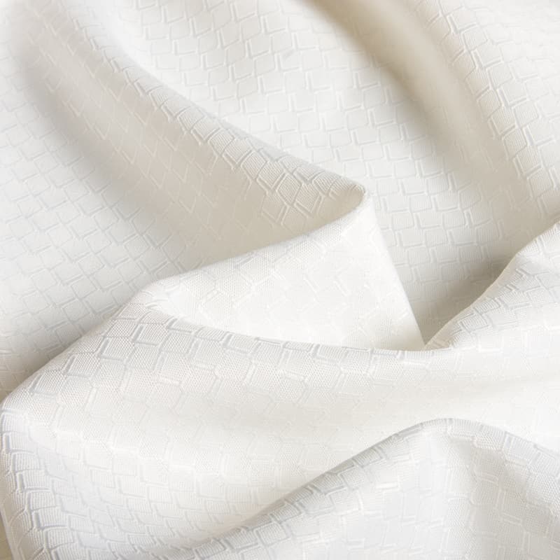 Tejido ignífugo Begoodtex 05002 Cortina de ducha impermeable e ignífuga de poliéster sin ganchos con 10 ojales incorporados | 69 × 45 pulgadas | BS 5867 Type C, ISO 4920
