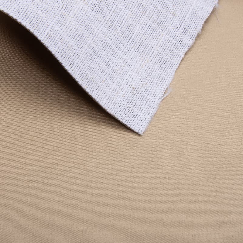 Begoodtex-Flammhemmendes Gewebe-05484 Schwer entflammbar, blickdichter, grauer, beschichteter Leinen-Polyester-Verbundstoff für Großbestellungen | 390 g/m² | 280 cm | EN 13773 Klasse 1