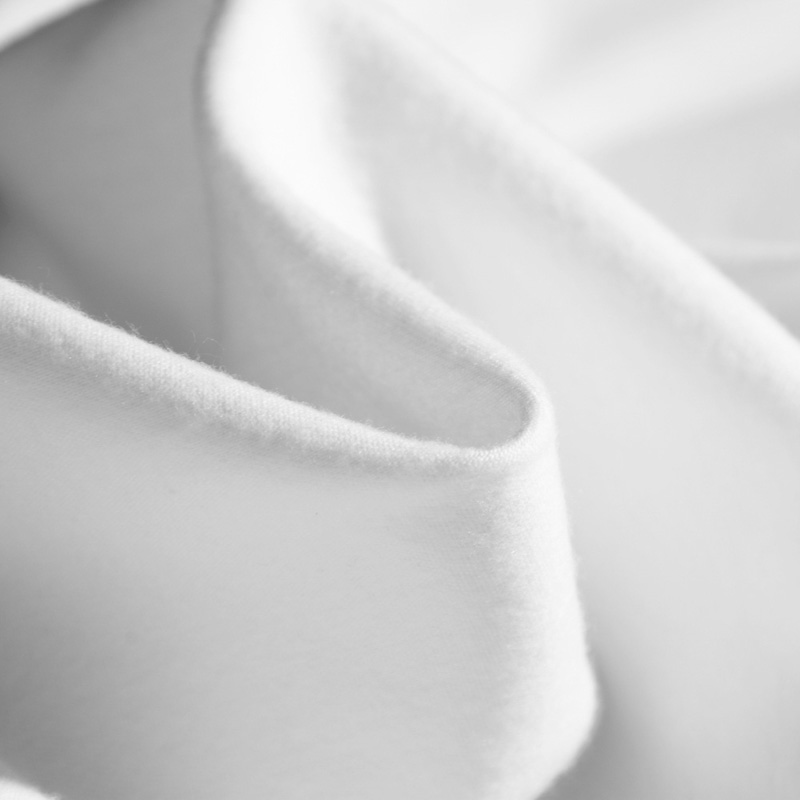 Inherent-Flame-Retardant-02626 Flame Retardant Brushed Polyester Fabric in White with Blackout for Stage Use and Bulk Order Support | 280 g/m² | 150 cm | EN 13773 Class 1