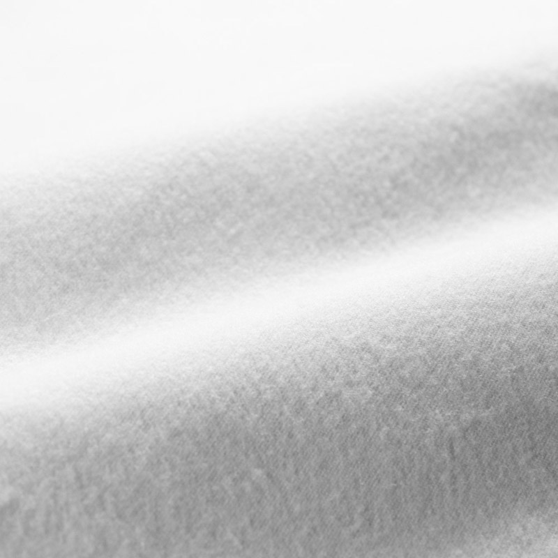 Inherent-Flame-Retardant-02651 Flame Retardant Brushed Polyester Fabric in White with Blackout for Stage Use and Bulk Order Support | 280 g/m² | 150 cm | EN 13773 Class 1