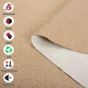 tel 프로젝트용 도매 4개입, 난연성 소재, 린넨 느낌, 95% 암막 커튼 원단 Begoodtex 방염 원단 08294 1