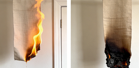 Veldvlamtest voor textiel: Hoe controleer je vlamvertragende eigenschappen ter plaatse zonder laboratorium? afbeelding 1