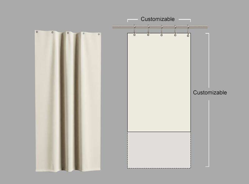 행사용 내재적 난연성 폴리에스터 배경막 (NFPA 701 글로벌 공급업체 7) 활동 배경 니트 커튼 14