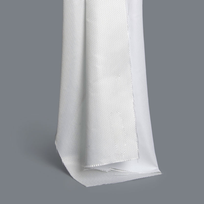 Begoodtex - Tissu ignifugé - 08660 Tissu en fibre de verre blanc ignifugé et résistant à la chaleur pour bâches d'équipements industriels | 255 g/m² | 100 cm | EN 13501-1 A2-s1, d0