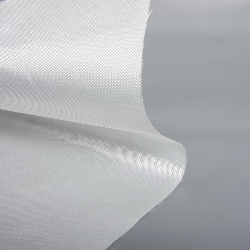 Begoodtex - Tissu ignifugé - 08666 Tissu en fibre de verre blanc ignifugé et résistant à la chaleur pour bâches d'équipements industriels | 255 g/m² | 100 cm | EN 13501-1 A2-s1, d0