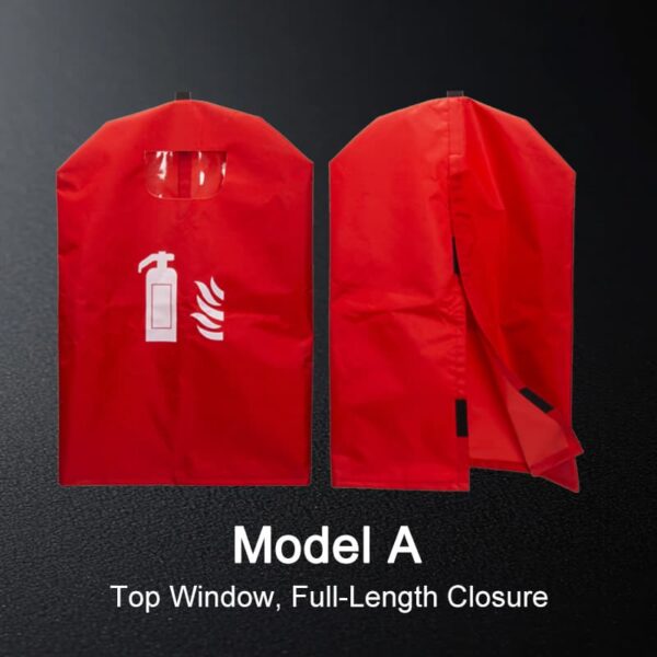 FR消火器カバー 2 難燃性消火器カバー(透明窓付き)UL規格認定工場直送