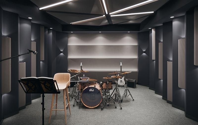 How to Choose the Best Flame Retardant Acoustic Fabrics for Modern Office and Studio Interiors 1 Flame Retardant Acoustic Fabrics