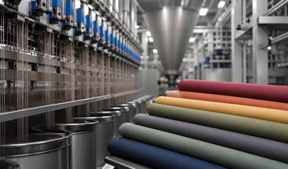 Qu’est-ce qu’un tissu teint dans la masse ? Analyse d’une technologie de teinture à faible empreinte carbone et respectueuse de l’environnement 1 Tissu teint dans la masse