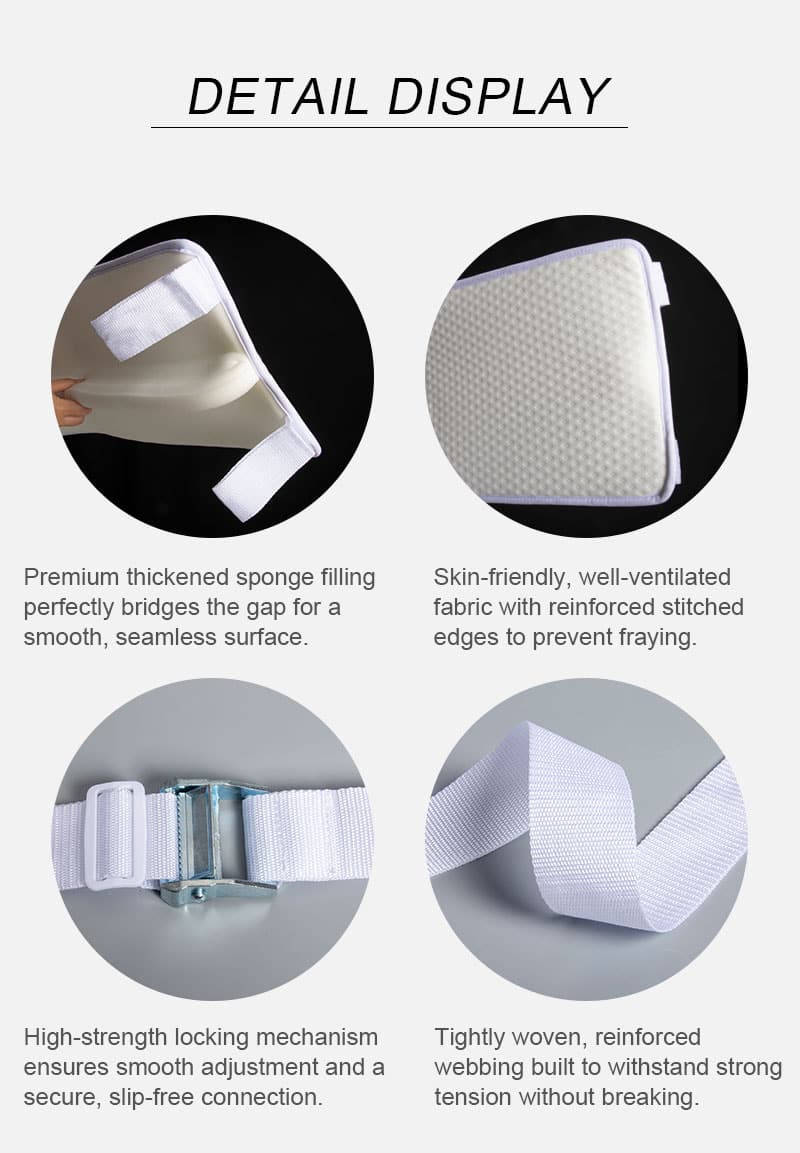 Flame Retardant Bed Bridge Gap Filler, 2-in-1 Twin to King Bed Converter Kit, Non-Slip Mattress Connector 5 Fire Retardant Bed Bridge Converter Kit 10