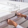 Flame Retardant Bed Bridge 3 Flame Retardant Bed Bridge Gap Filler, 2-in-1 Twin to King Bed Converter Kit, Non-Slip Mattress Connector