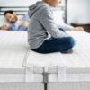 Flame Retardant Bed Bridge 6 Flame Retardant Bed Bridge Gap Filler, 2-in-1 Twin to King Bed Converter Kit, Non-Slip Mattress Connector