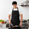 FlameRetardant Apron (2 Flame Retardant Polyester Apron for Commercial Kitchen and Chef Wear Custom Color