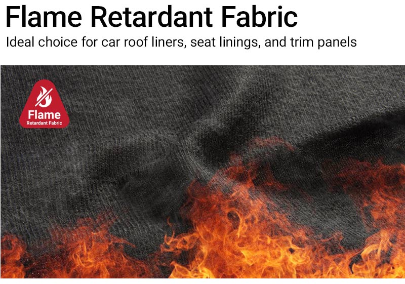 Inherent Flame Retardant Soft Polyester Fabric for Automotive Interiors 125g/m² NFPA 701 2 Inherent Flame Retardant Soft Polyester Fabric for Automotive Interiors 03