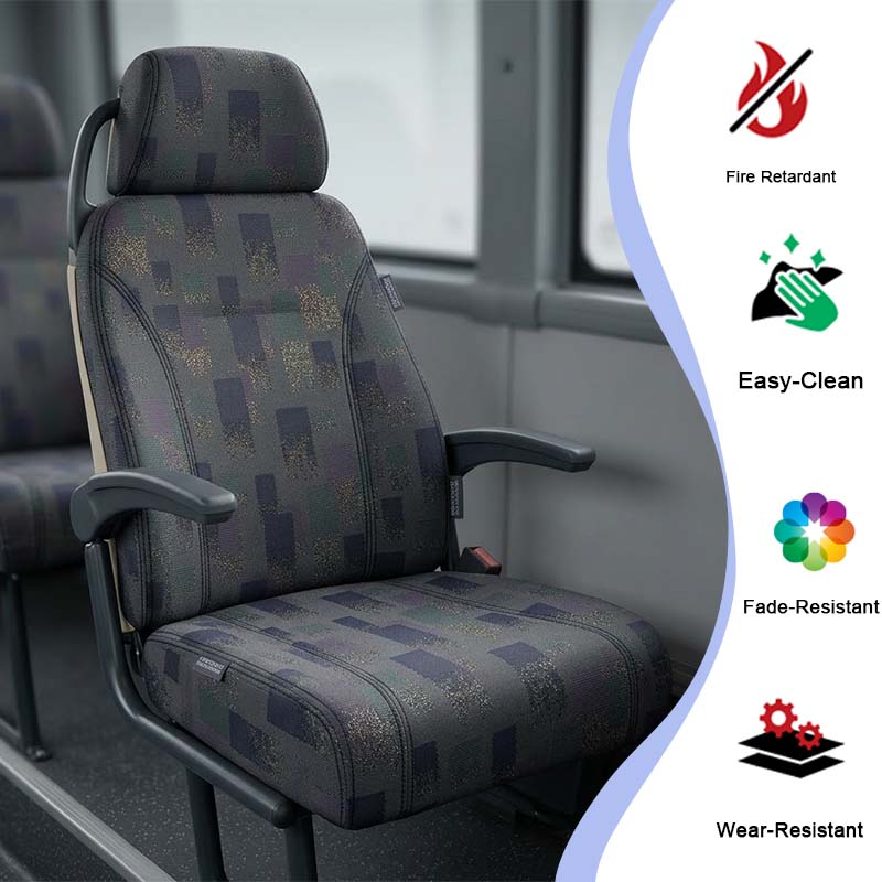 Tessuto jacquard laminato in schiuma ignifuga per sedili di treni BS 5852-Crib 5 Prezzo di fabbrica diretto 3 画板2