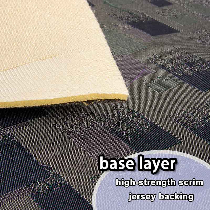 Tessuto jacquard laminato in schiuma ignifuga per sedili di treni BS 5852-Crib 5 Prezzo di fabbrica diretto 4 Capitolo 4 1