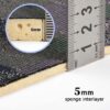 Capitolo 6 Tessuto jacquard laminato con schiuma ignifuga per sedili di treni BS 5852-Crib 5 Prezzo di fabbrica diretto