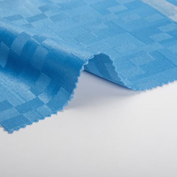 Tecido retardante de chamas Begoodtex-09512 Tecido de poliéster jacquard retardante de chamas para cortinas hospitalares NFPA 701 - Pedido em grande quantidade - Linha de têxteis sustentáveis para a área da saúde