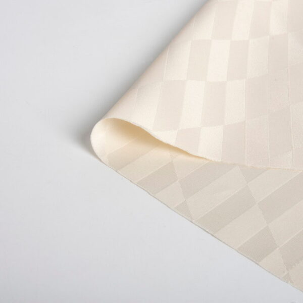 Tecido retardante de chamas Begoodtex-09646 Tecido Jacquard Losango com Retardo de Chamas Intrínseco, em Conformidade com a NFPA 701, Direto da Fábrica - Projetos de Divisórias com Foco em Higiene