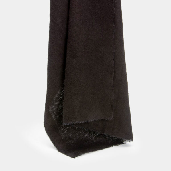 DSC_3486 Flame Retardant Black Cotton Flannel Fabric 300g/m² OEKO-TEX 100 Factory Wholesale——Soft Touch, Safe Protection.