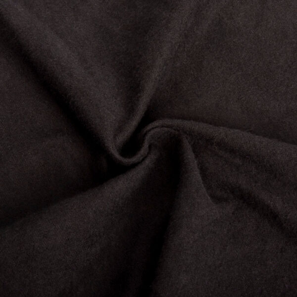 DSC_3497 Flame Retardant Black Cotton Flannel Fabric 300g/m² OEKO-TEX 100 Factory Wholesale——Soft Touch, Safe Protection.