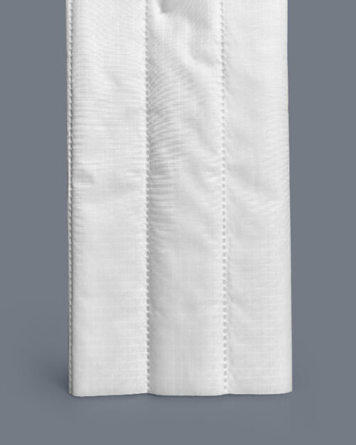 PREMIUM-THERMAL-TENT-LINER (6) Flame Retardant Thermal Tent Liner Fabric NFPA 701 Certified Bulk Order Supplier-Eco-Friendly Material Choice