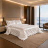 Satin Bedding Set (1) Flame Retardant Polyester Satin Bedding Set BS 5815 Certified Factory Direct