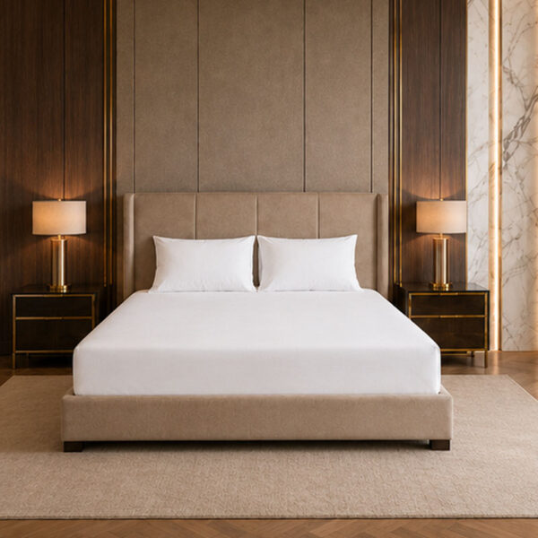Sheet and pillowcase 2 (1) Inherent Flame Retardant Sheet Pillowcase Set NFPA 701 Compliant Hotel Bedding Wholesale Supply