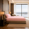 Sheet and pillowcase 5 (2) Inherent Flame Retardant Sheet Pillowcase Set NFPA 701 Compliant Hotel Bedding Wholesale Supply