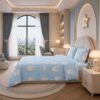 Sweet Bunny (3) Flame Retardant Kids Bedding Set Custom Printed Cartoon Pattern OEKO-TEX Standard 100 Bulk Supplier