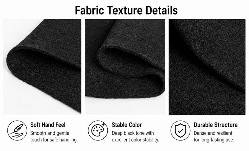 Inherent Flame Resistant Oxidized PAN Fabric 290 g/m² GRS Certified Factory Direct 3 FR OxidizedPAN Fabric 3