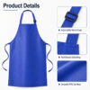 Grembiule ignifugo (2) Grembiule in PVC ignifugo e poliestere, conforme allo standard OEKO-TEX 100, per uso commerciale e all'ingrosso