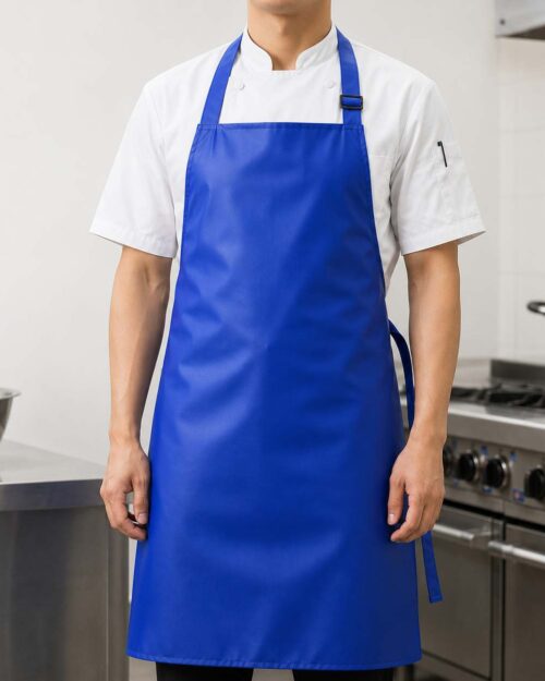 Tablier ignifugé (2) Tablier en polyester PVC ignifugé, conforme à la norme OEKO-TEX Standard 100, vente en gros commerciale