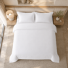 White Cotton Hotel Bedding White Cotton 250TC Hotel Bedding Set OEKO-TEX Standard 100 Bulk Supply