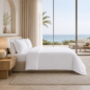 White Cotton Hotel Bedding White Cotton 250TC Hotel Bedding Set OEKO-TEX Standard 100 Bulk Supply