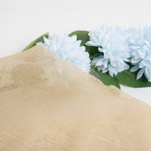 begoodtex-flame-retardant-sheer-fabric-bg-326-07 sheer curtain fabric light beige flame retardant open weave fabric for hotel drapery
