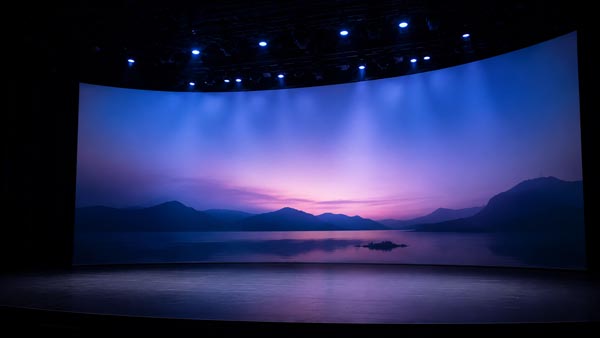 Soluciones de tejidos ignífugos para escenarios y teatros 3 Aplicación para telón de fondo y ciclorama de teatro