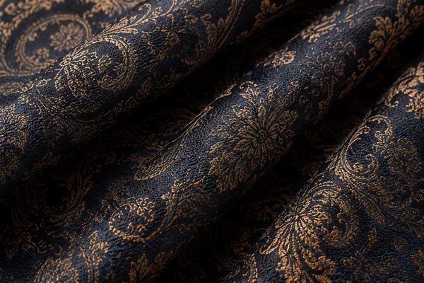 Soluciones de tejidos ignífugos para escenarios y teatros 12 Marcador de posición de tela jacquard decorativa para teatro