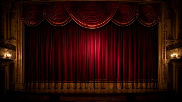 Soluciones de tejidos ignífugos para escenarios y teatros 1 Aplicación de la cortina del escenario principal
