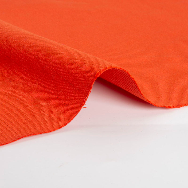begoodtex-flam-retardant-aramid-cf-fabric-orange-04 قماش أراميد مقاوم للهب، قماش ملابس واقية برتقالي اللون ذو بنية خيوط موصلة