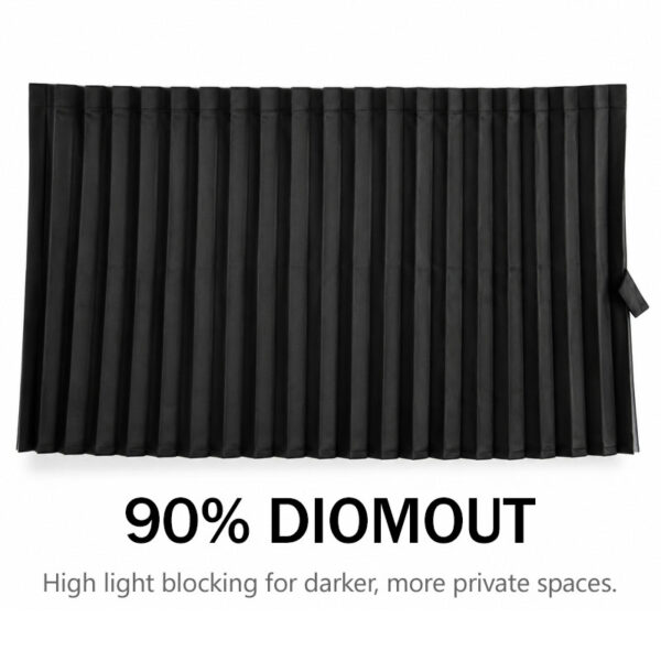 Cortina opaca ignífuga Begoodtex-10 Cortina corta opaca ignífuga para ventanas pequeñas, 90% de bloqueo de luz, poliéster, plisada, suministro personalizado