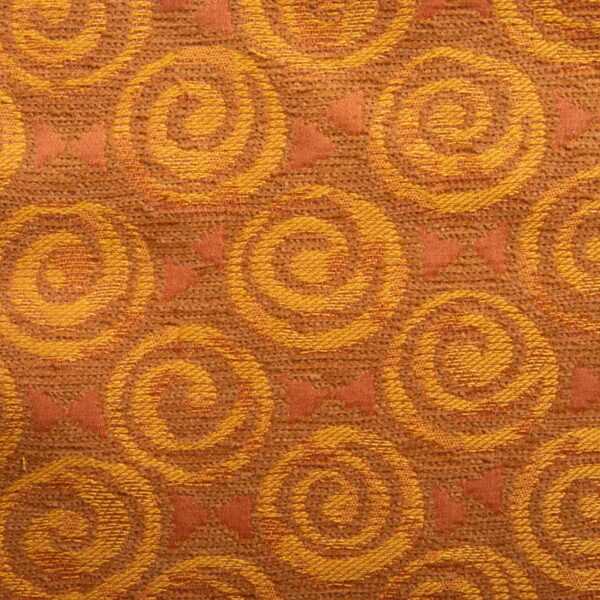 begoodtex-flammhemmendes-kreuzfahrtgewebe-bg-338-02 Flammhemmender orangefarbener Spiral-Jacquard-Polsterstoff für Schiffssitze