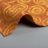 begoodtex-flammhemmendes-kreuzfahrtgewebe-bg-338-04 Flammhemmender orangefarbener Spiral-Jacquard-Polsterstoff für Schiffssitze