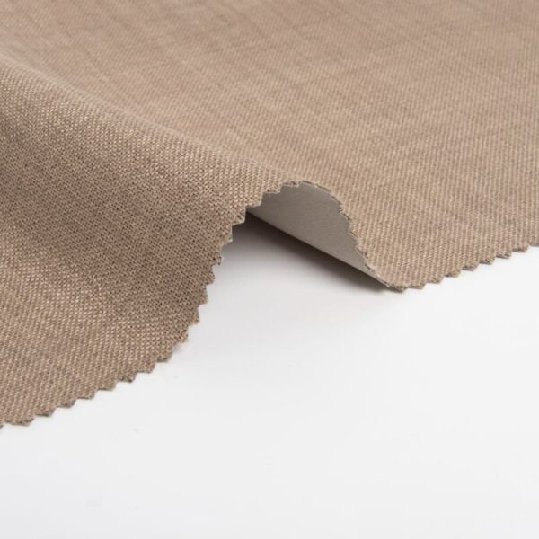 begoodtex-vlamvertragende-verduisterende-stof-bg-340-03 vlamvertragende, verduisterende stof, beige linnenlook gordijnstof voortel